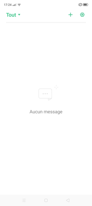 Sélectionnez le bouton du Menu