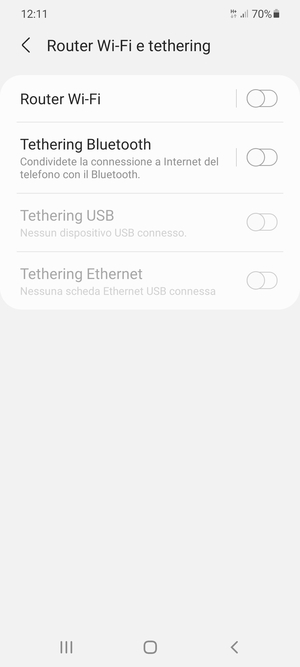 Seleziona Router Wi-Fi
