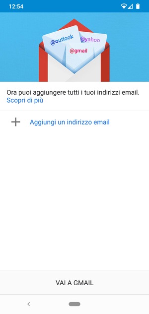 Seleziona Aggiungi un indirizzo email