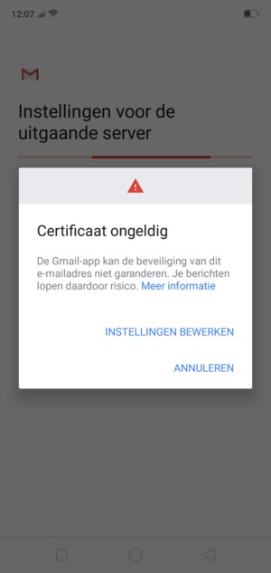 Selecteer INSTELLINGEN BEWERKEN