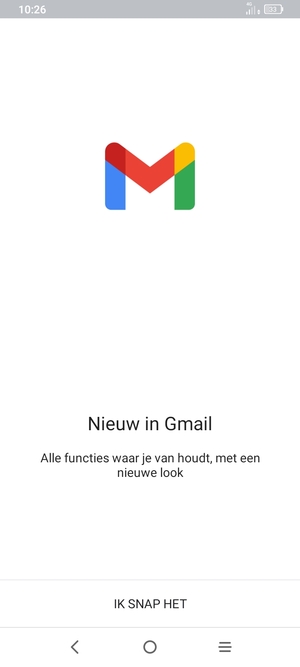 Selecteer IK SNAP HET
