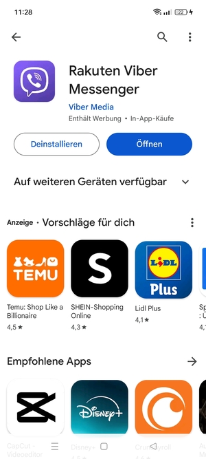 Wählen Sie Öffnen