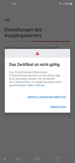 Wählen Sie EINSTELLUNGEN BEARBEITEN
