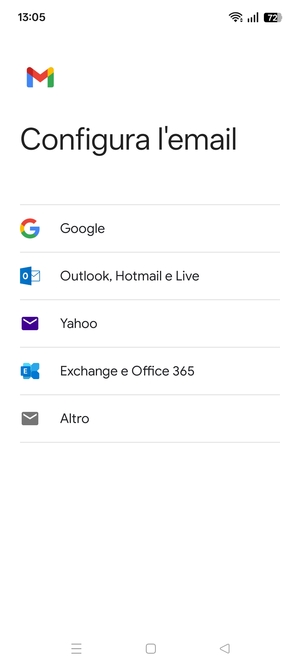 Seleziona Google