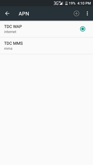 Sélectionnez le bouton du Menu