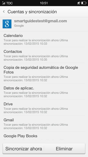 Seleccione Contactos