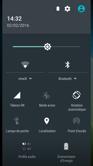 Désactiver le Wi-Fi et le Bluetooth