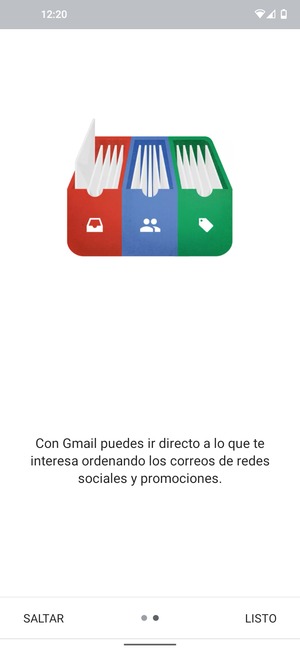 Seleccione LISTO