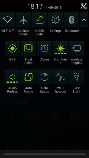 Turn off BLUETOOTH and GPS