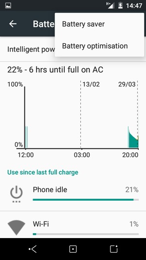 Select Battery saver