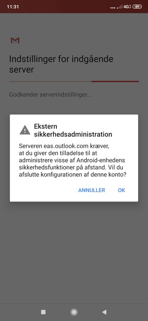 Vælg OK