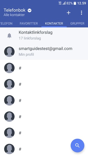 Velg menyknappen