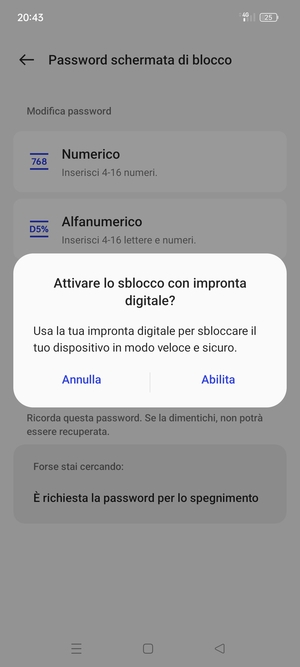 Seleziona la tua opzione preferita