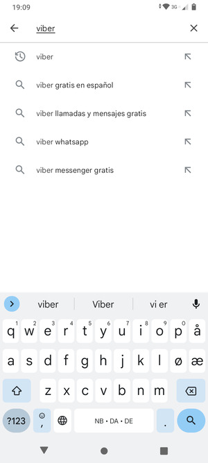 Introduzca el nombre de la aplicación y seleccione Buscar