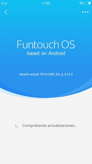 Espere a que la búsqueda termine