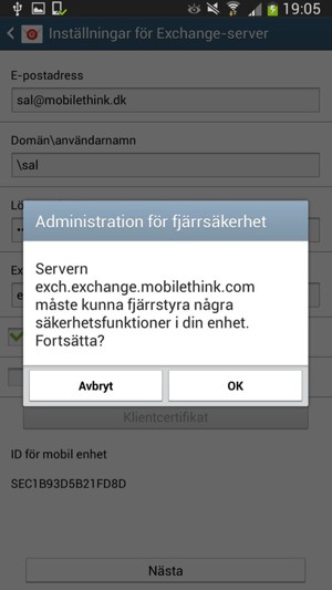Välj OK