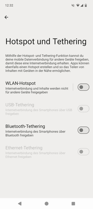 Wählen Sie WLAN-Hotspot