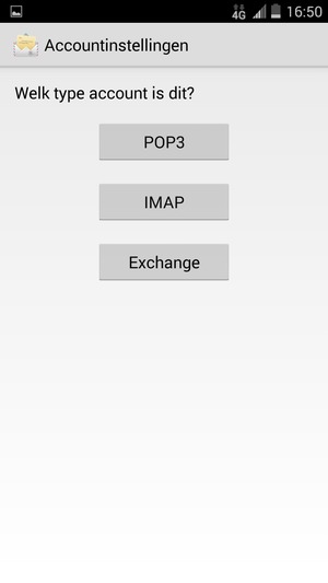 Selecteer Exchange