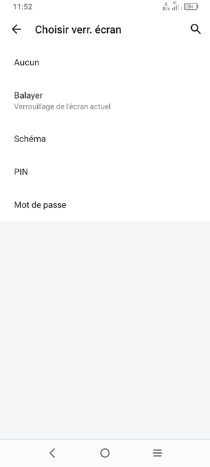 Sélectionnez Schéma