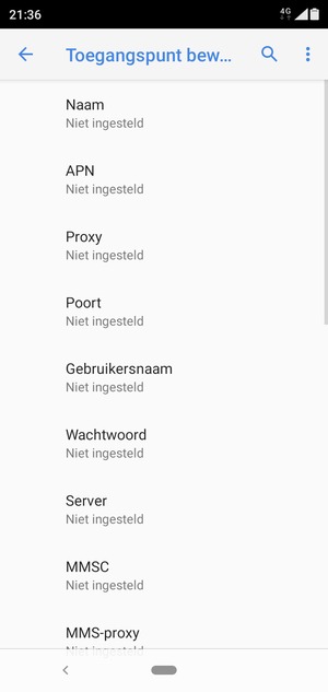 Voer mms-gegevens in