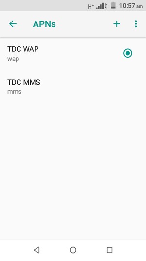 Select the Menu button