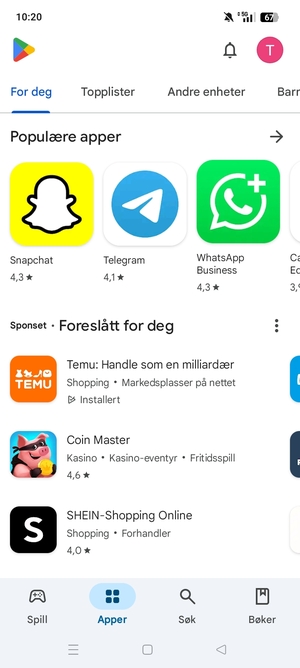Velg Søk