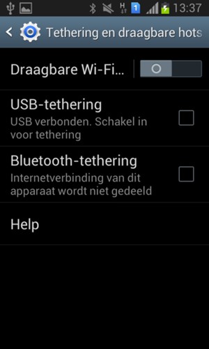 Selecteer Draagbare Wi-Fi...