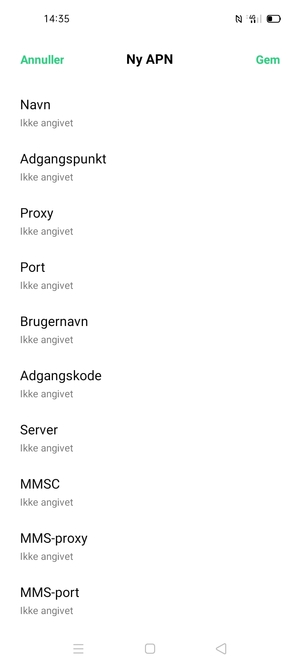Indtast MMS-oplysninger