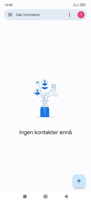 Velg kontoen din