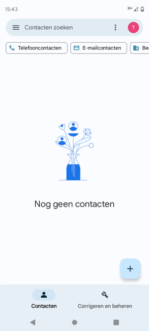 Selecteer Corrigeren en beheren