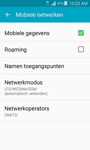 Selecteer Namen toegangspunten