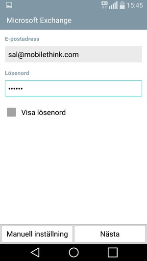 Ange din E-postadress och Lösenord. Välj Nästa