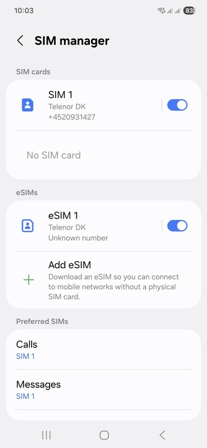 Your eSIM has now been activated
