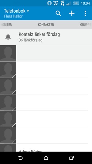 Tryck på Meny-knappen