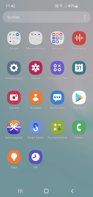 Wählen Sie Einstellungen