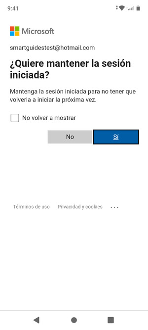 Seleccione la opción deseada