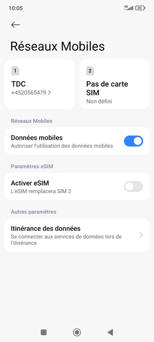 Sélectionnez Public