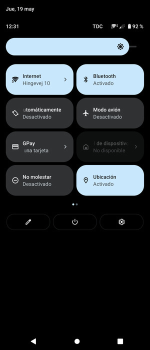 Seleccione Internet