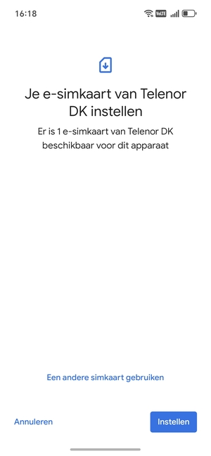 Selecteer Instellen