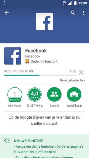 Wacht tot het installatieproces beëindigd is