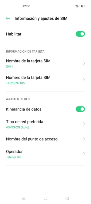 Seleccione Nombre del punto de acceso