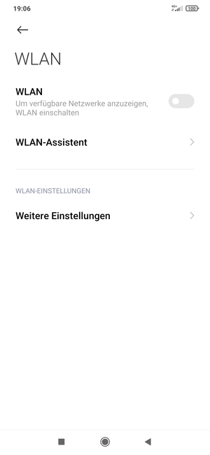 Schalten Sie WLAN ein