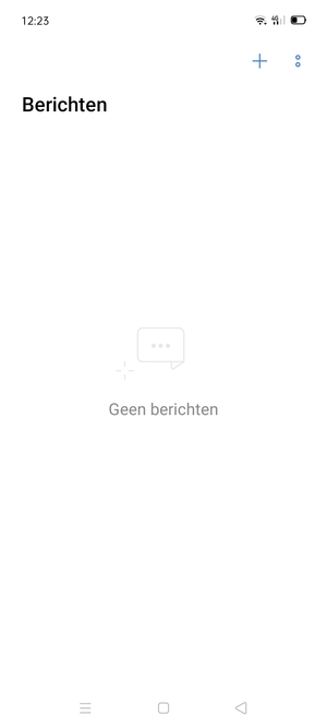 Selecteer de Menu-knop
