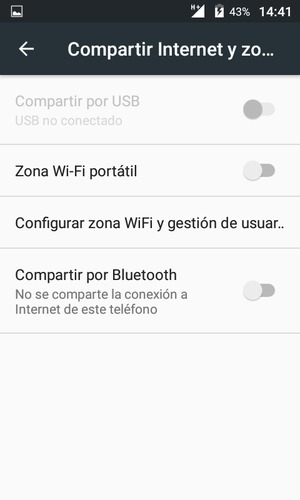 Seleccione Configurar zona WiFi y gestión de usuar..