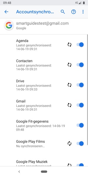 Uw contactpersonen van Google worden nu gesynchroniseerd met uw telefoon