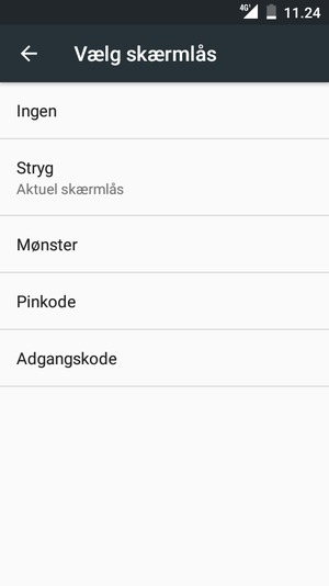 Vælg Mønster