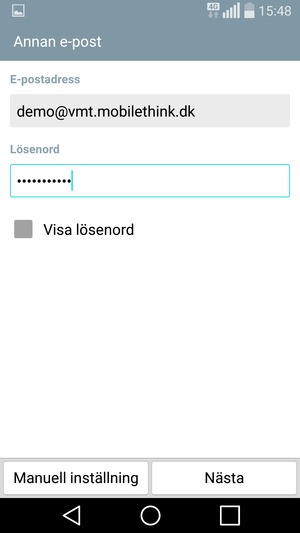Ange din E-postadress och Lösenord. Välj Nästa