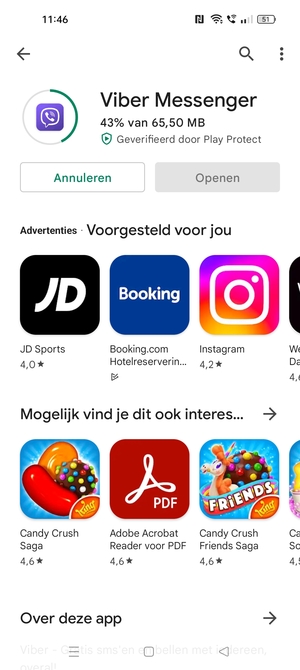 Wacht tot het installatieproces beëindigd is