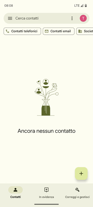Seleziona Correggi e gestisci
