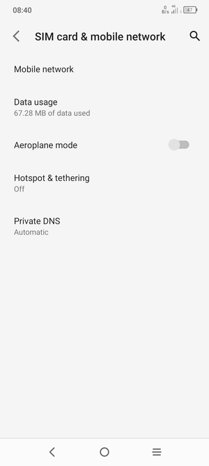 Select Mobile network